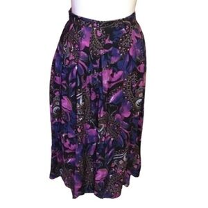 Vintage 90s bright midi skirt